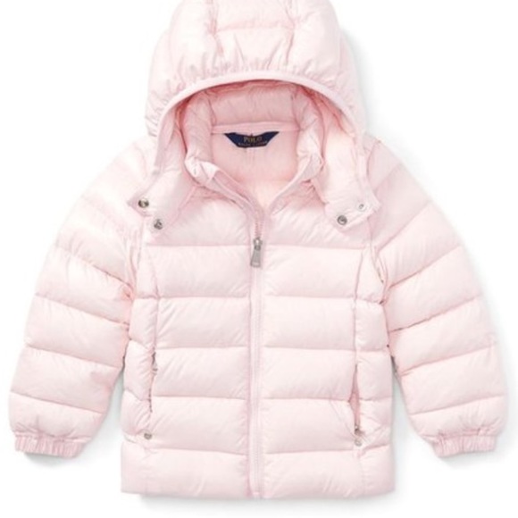 Ralph Lauren Other - RALPH LAUREN pink baby puffer + hat soft
